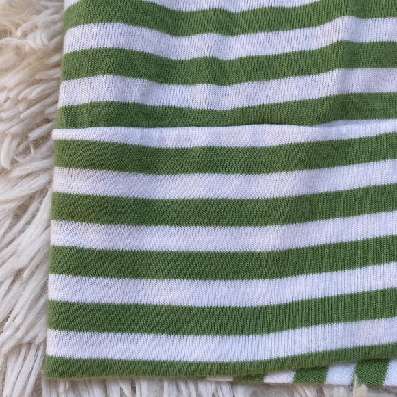 Banana Republic Factory Designer Tee 💗 Green & White - Picture 11 of 14